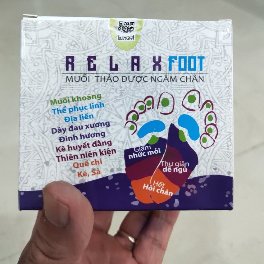 Muối Ngâm Chân Thảo Dược Relax Foot Thái Hưng 100% Thiên Nhiên 400gr