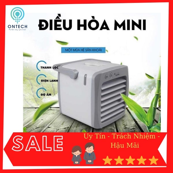 Quạt điều hòa Mini,  Quạt điều hòa hơi nước nhỏ gọn Bảo hành 12 tháng