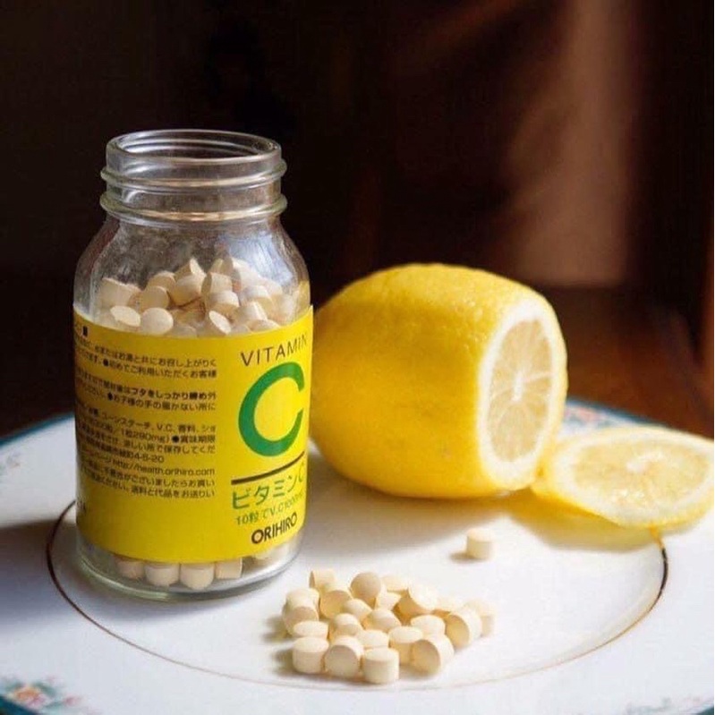 Viên uống bổ sung Vitamin C 1000mg Orihiro 300 viên Nhật Bản Chính Hãng