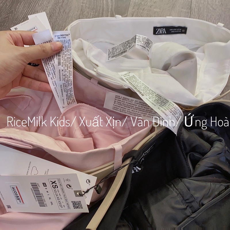 Quần zara không kèm đai xuất dư xịn