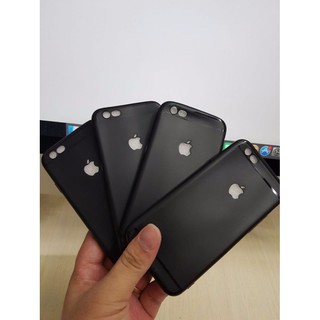 Ốp Lưng đen nhựa dẻo iphone 6 plus, 6S plus