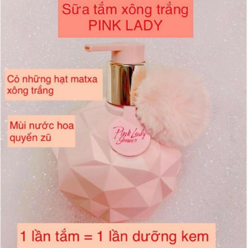 [CHÍNH HÃNG] SỮA  TẮM XÔNG TRẮNG PINK LADY