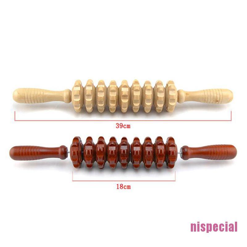 (Hàng Mới Về) Dụng Cụ Mát Xa Giảm Đau Bằng Gỗ