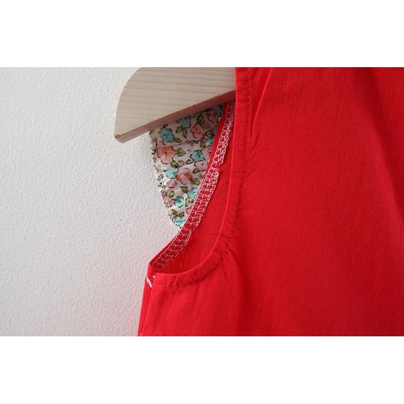 Váy bé gái sát nách cổ bèo hoa nhí D802