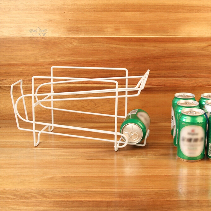 Giá đỡ lon nước ngọt và lon bia dùng để sắp xếp gọn gàng trong tủ lạnh
