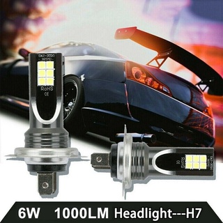 2 bóng đèn pha LED H7 6W 1000LM 6000K
