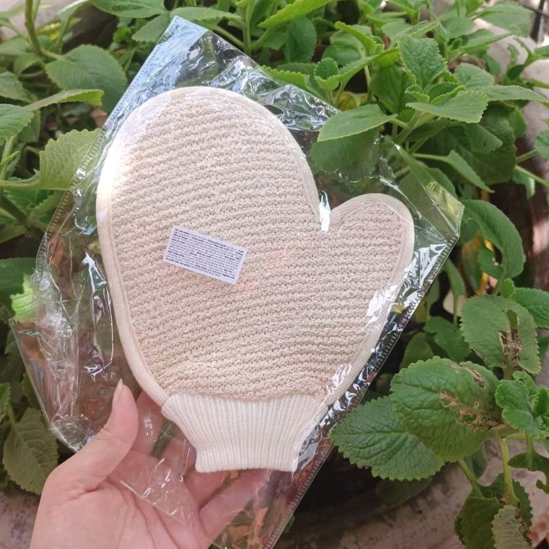 Găng tay tắm tẩy tế bào chết xơ mướp