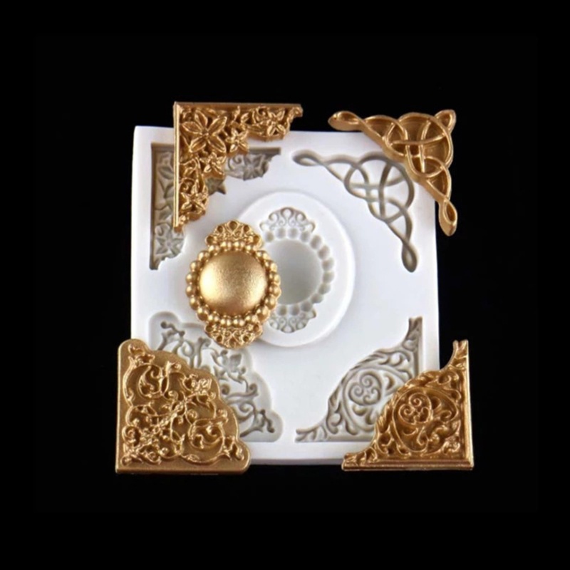 Khuôn Silicone Tạo Hình Khung Ảnh Trang Trí Bánh DIY