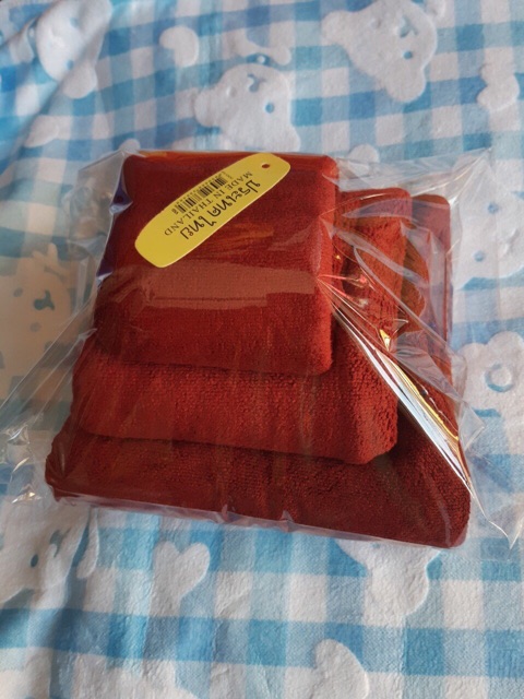 Bộ 3 khăn tắm, khăn mặt ,khăn gội trơn (khăn tắm 1mx50)