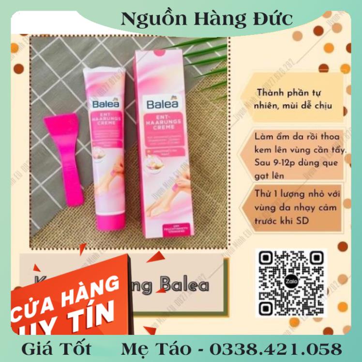 Bộ Bọt/Gel cạo lông Balea của Đức - Date mới Đủ Bill