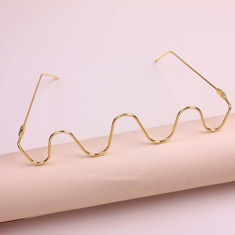 Mắt Kính Viền Gợn Sóng Thời Trang Vintage Cho Nữ