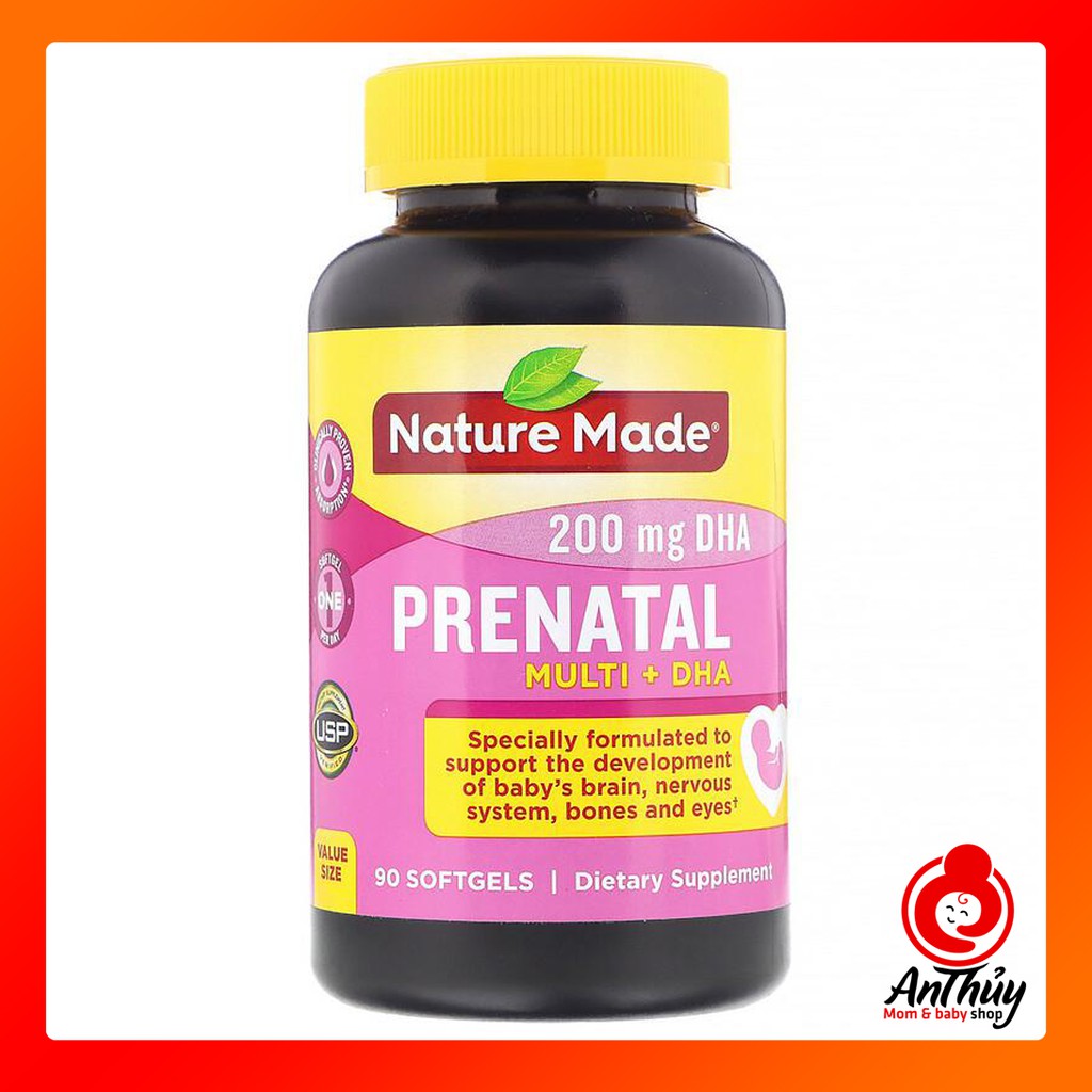 Vitamin bầu Prenatal Multi DHA 150 Viên Mỹ -mẫu mới