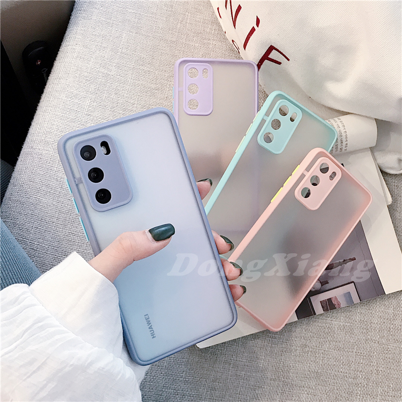 Ốp điện thoại màu trơn cho Oppo Reno 6 5G 6Z A16 A5S A12 A7 A31 2020 F9 F11 A92 A5 2020 A9 2020 A91 Reno3 Cover Rain