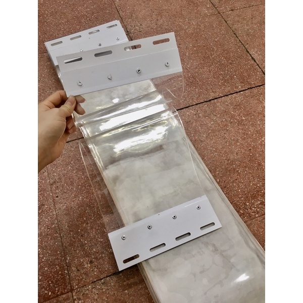 Bát treo rèm  nhựa_Bát treo nhựa PVC bản rộng 20cm