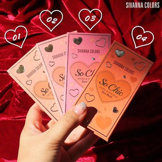 Phấn má hồng So Chic Matte & Shimmer Duo Blush HF2005