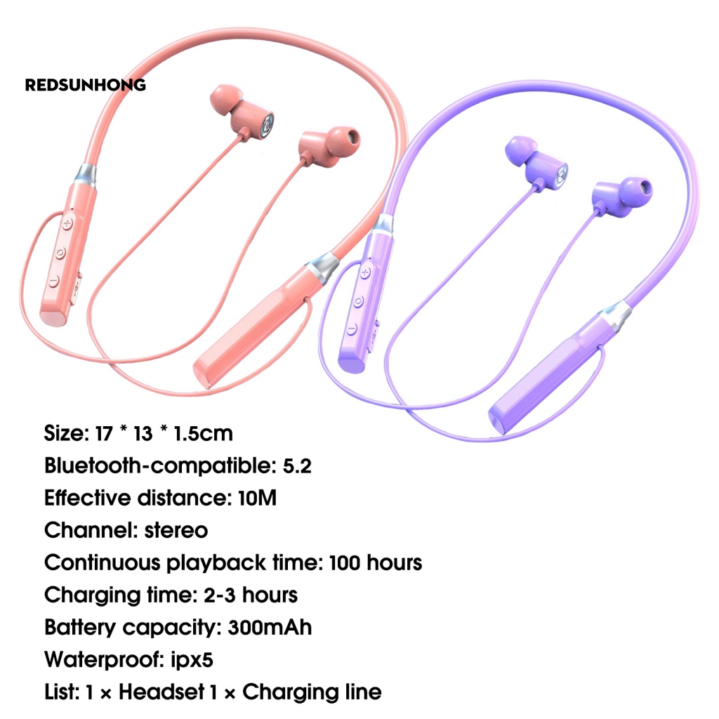 Tai Nghe Nhét Tai Thể Thao Không Dây Bluetooth 5.2 9D Âm Thanh Vòm