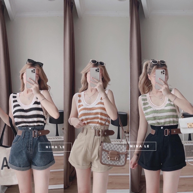 ÁO LEN LỖ 3 LỖ HOT HÍT 2022 4 MÀU -KAYLEE