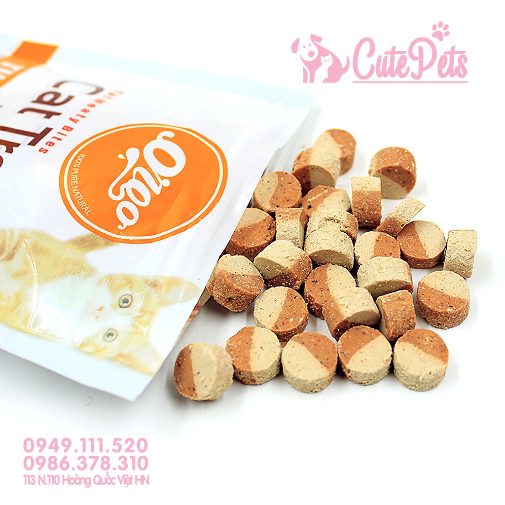 😺  Bánh thưởng Orgo CatTreats Tuna Fish vị cá Ngừ - Dành cho mèo - CutePets Phụ kiện chó mèo Pet shop Hà Nội