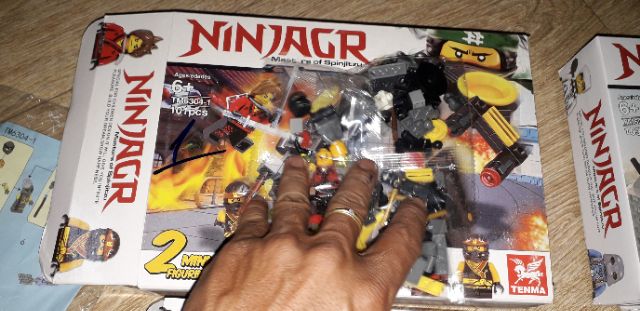 Combo lắp ráp NLego Ninjagr 6304 trọn bộ