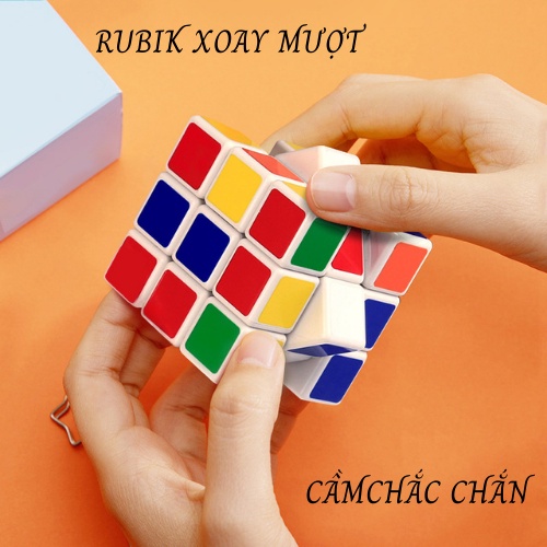 Rubik 3x3 Magic Rubic 3 Tầng Khối Lập Phương 3x3x3 Đồ Chơi Trí Tuệ (Tặng 2 rubik nhỏ)