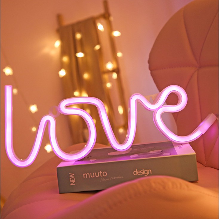 Đèn Neon Trang Trí chữ LOVE