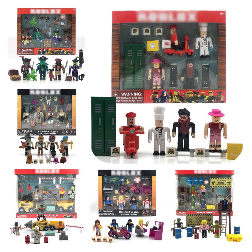 【Ready Stock！！】Roblox Figures Sets Robot Boys Girls Gift Toy Cake Topper Collection Merchandise