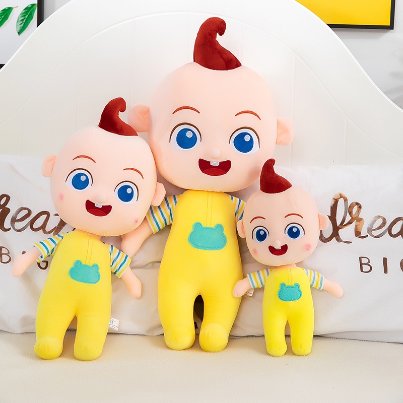 Gấu Bông Dễ Thương Thú Nhồi Bông Nhân Vật Hoạt Hình Bé Trai Super JoJo Size 38cm và Size 55cm