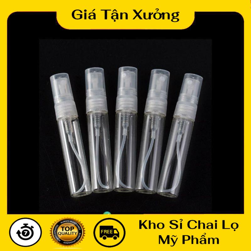 Lọ Chiết Nước Hoa ❤ TRÙM SỈ ❤ Lọ chiết nước hoa thủy tinh tròn mini 3ml, 5ml, 10ml, phụ kiện du lịch