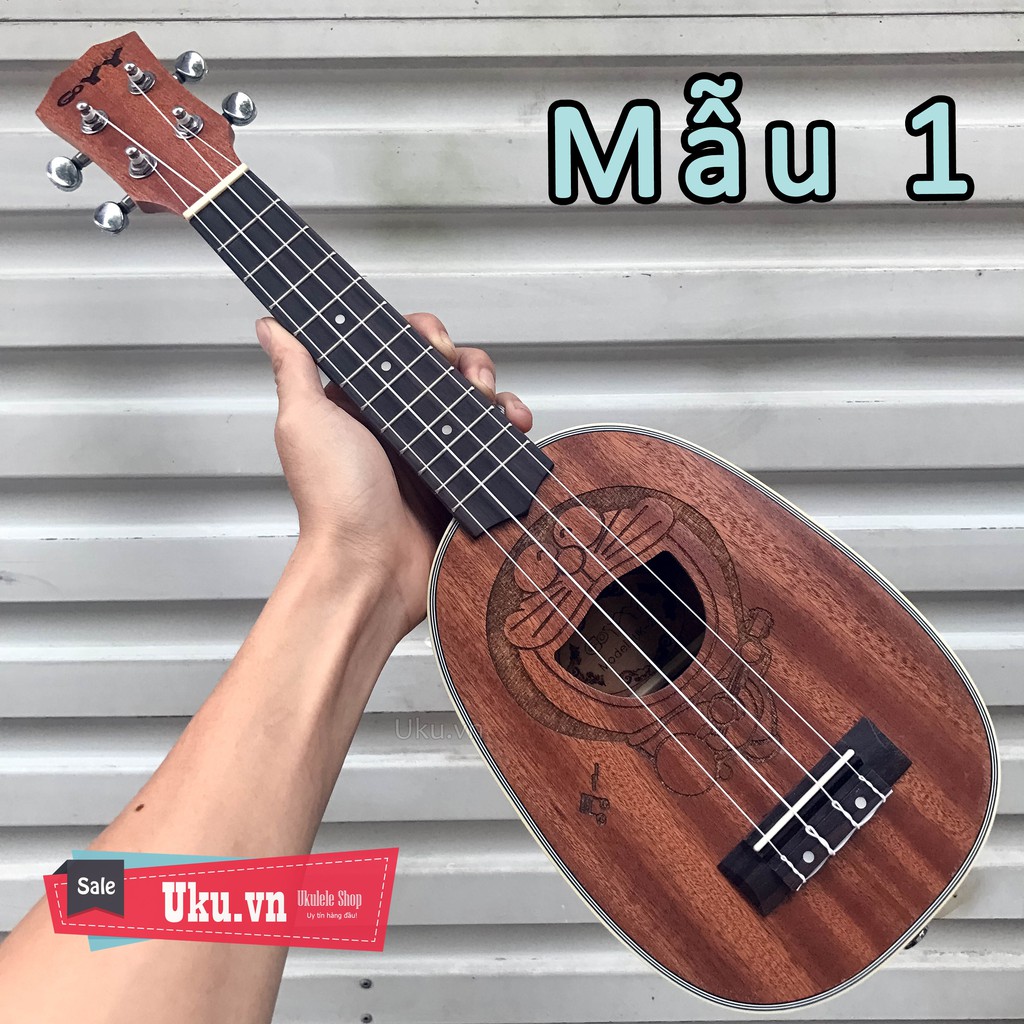 [ẢNH THẬT] ĐÀN UKULELE SOPRANO GỖ HỒNG ĐÀO