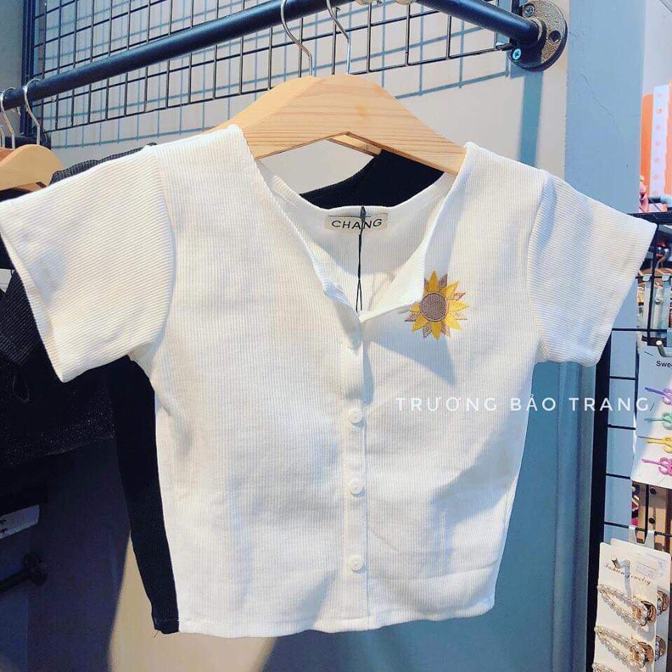 Áo croprop chất gân siêu hot