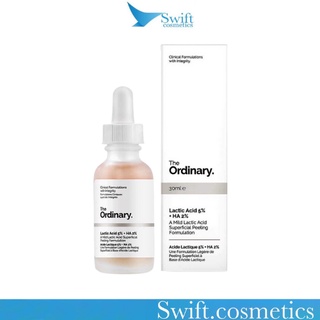 Tinh Chất Tẩy Da Chết Hóa Học, Sáng Da The Ordinary Lactic Acid 5% + HA 30ml