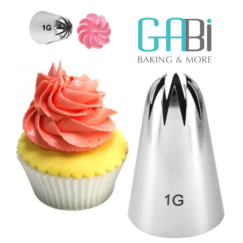Đui bắt kem #1G inox trang trí bánh