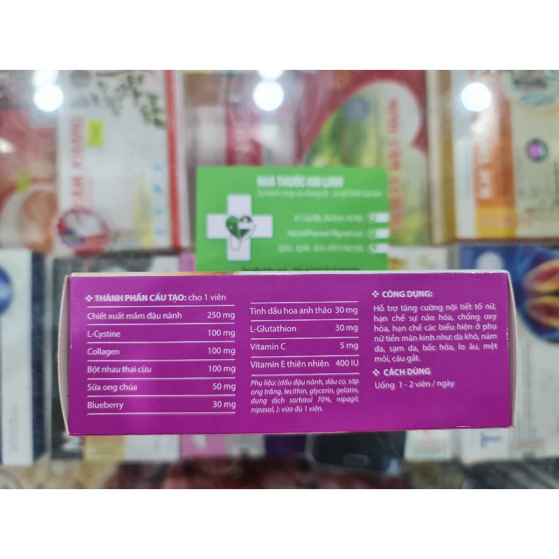[CHÍNH HÃNG] Estrogen E - Hỗ trợ cân bằng nội tiết tố nữ, chống oxy hoá