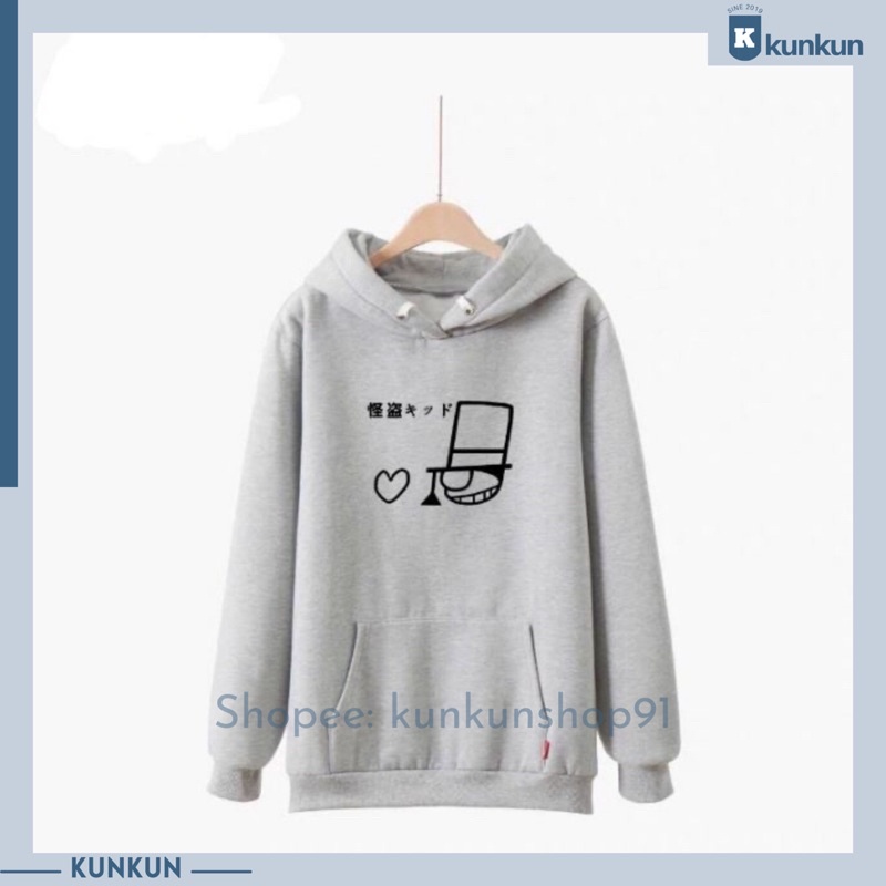 Áo Hoodie Dài Tay Thám Tử Lừng Danh Conan Nam Nữ Đủ Size Cực Đẹp