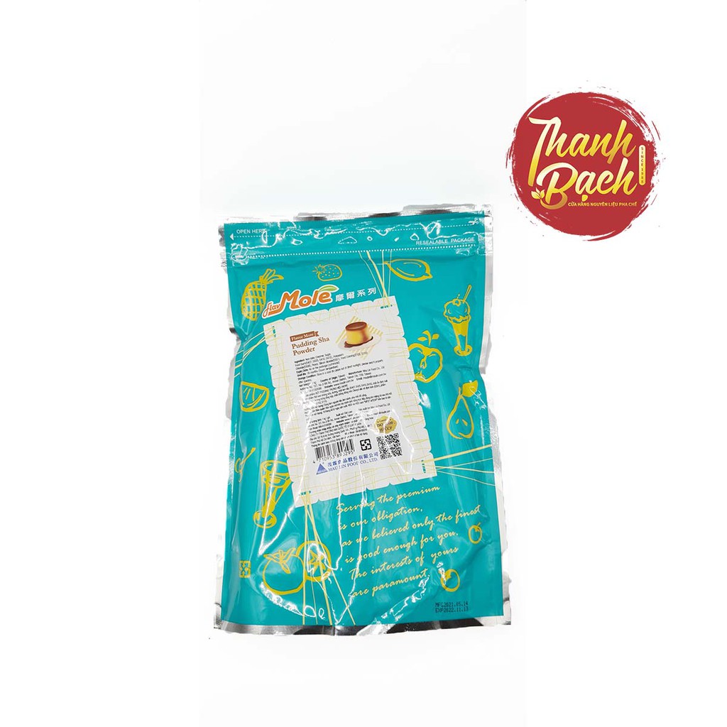Bột Pudding Đài Loan Maulin Mole Túi 1kg Đủ Mùi