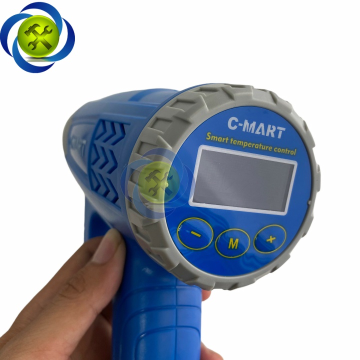 Máy thổi hơi nóng C-Mart C0185 2000W màn hình hiển thị nhiệt độ