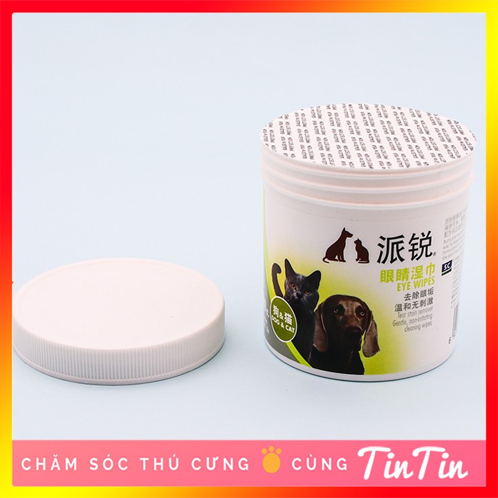 Bông Khăn Lau Vết Ố Mắt Cho Chó Mèo #Tintin Pet Store