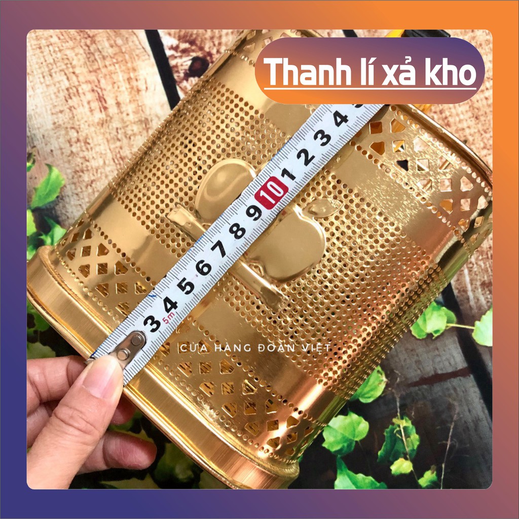 Ống Đựng Đũa 𝑭𝑹𝑬𝑬𝑺𝑯𝑰𝑷 Ống đũa Mạ Vàng đồng đẹp, sang trọng