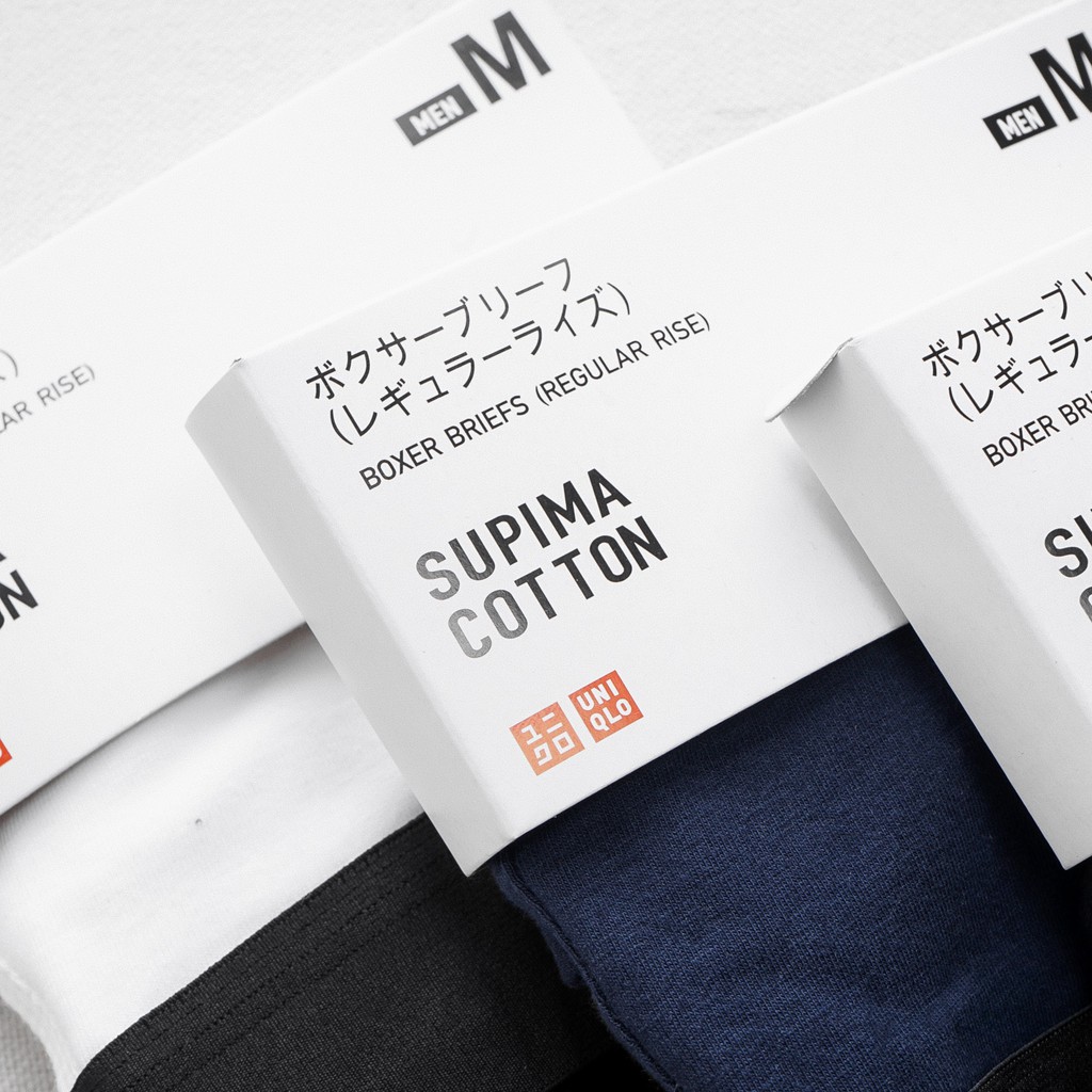 Quần Lót  Nam BOXER UNIQLO ĐÙI Chất Vải Cotton 4 Chiều Cực Mịn Và Mát hàng xuất xịn chính hãng