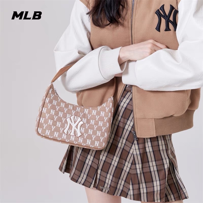 TÚI ĐEO VAI NỮ MLB JACQUARD MONOGRAM HÀN QUỐC
