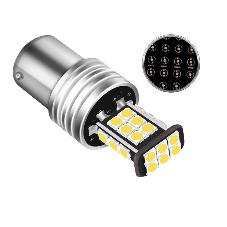 Đèn Led Chân 1156 - 24 SMD 3030 Cho Xi Nhan, Báo Rẽ, Đèn Hậu, Đèn Lùi Cho ô tô, xe máy