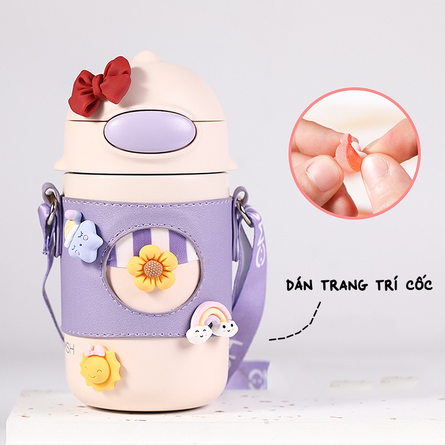 Sticker 3D Hình Con Vật, Hoa Quả Dễ Thương Kèm Keo Dán Siêu Chắc Trang Trí Cốc, Sổ Tay PK050