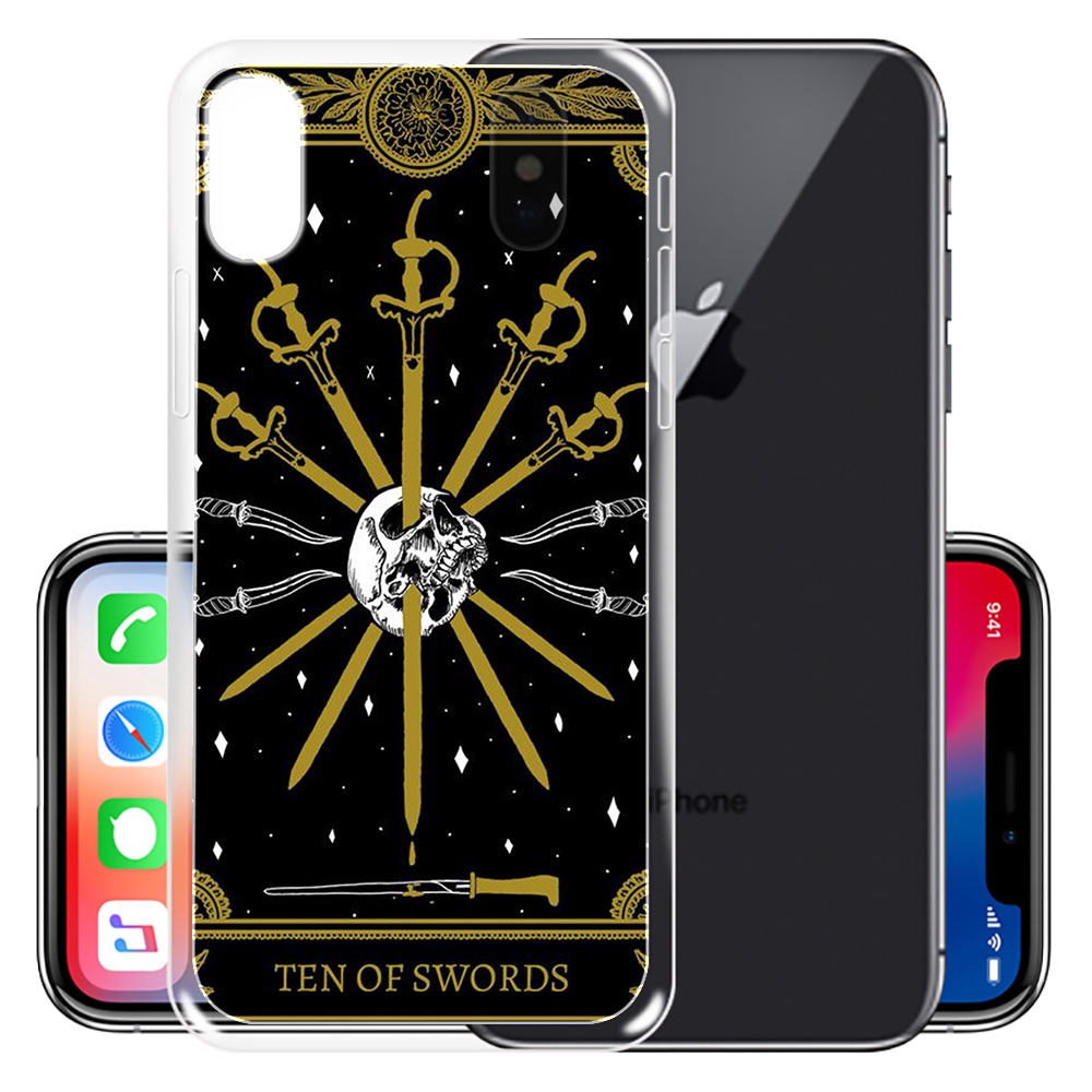 Ốp Điện Thoại Hình Bài Tarot Cho Iphone 11 Pro Xs Max X Xr 8 7 6 6s Plus L37