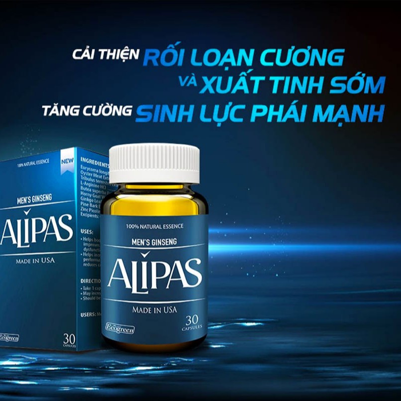 Sâm ALIPAS mới lọ 30 viên