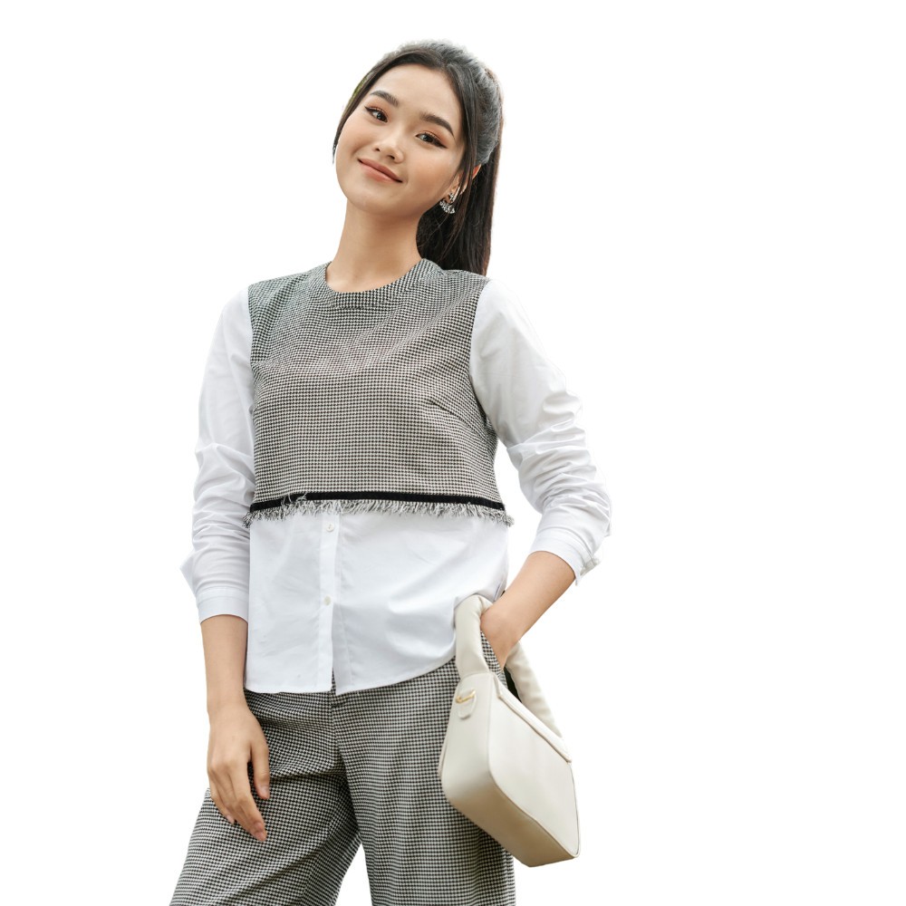 Quần culottes gấu to, lé gấu SYO Q6820019