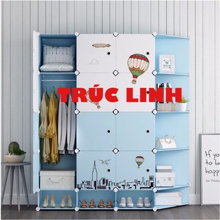 TỦ NHỰA LẮP GHÉP ĐA NĂNG 20 NGĂN (MẪU MỚI)