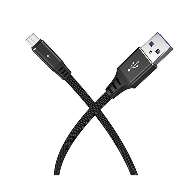 Cáp sạc nhanh Hoco DU09 dây dù 5.0A, cổng kết nối Micro Usb, dài 1m, tự ngắt