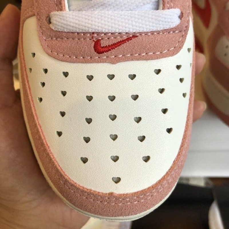 [ Free Ship ] Giày AF1 valentine Hồng 2021 [ air force 1 ] [ Giày thể thao ]