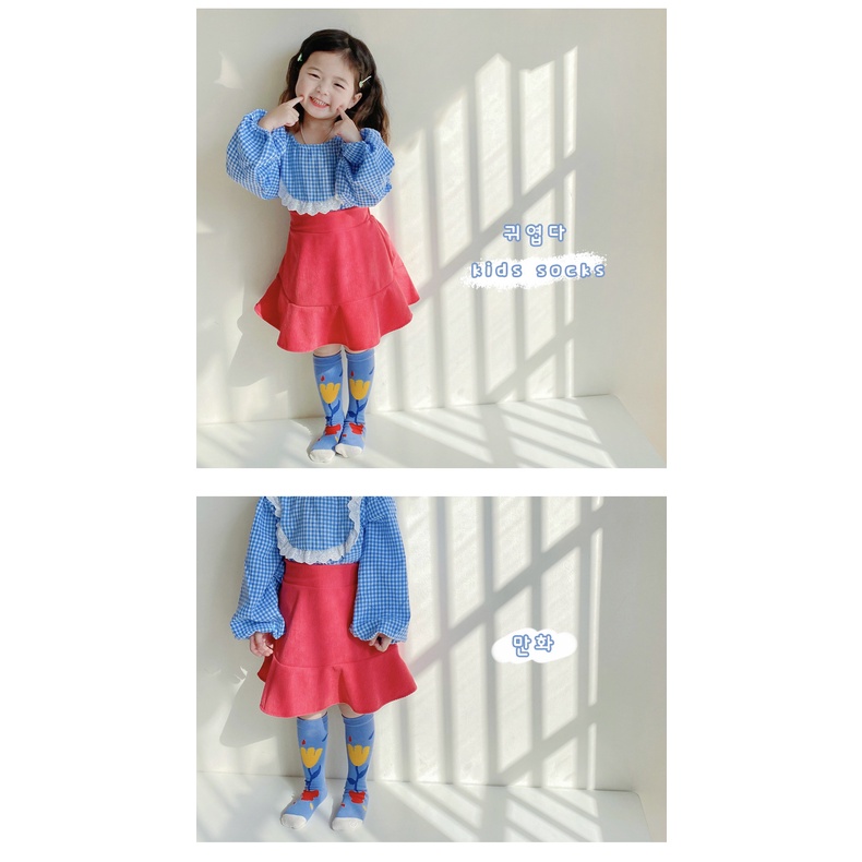 Đôi Vớ Cotton Họa Tiết Hoa Thời Trang 2005 Cho Mẹ Và Bé