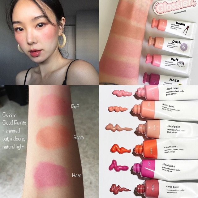 Gom order má hồng Glossier siêu xinh siêu tự nhiên